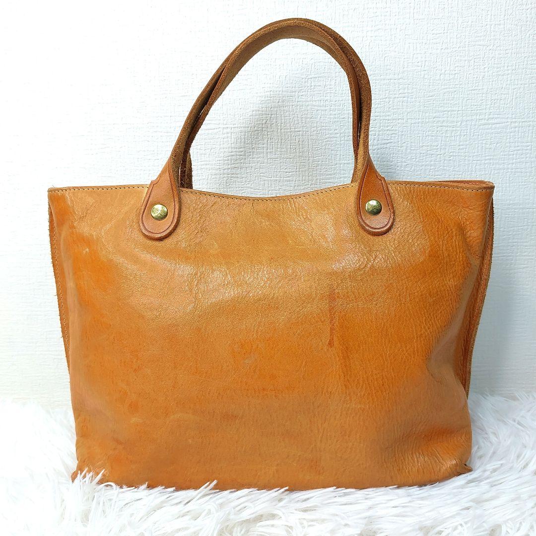 IL BISONTE トートバッグ ハンドバッグ 本革 ユニセックスの通販はau