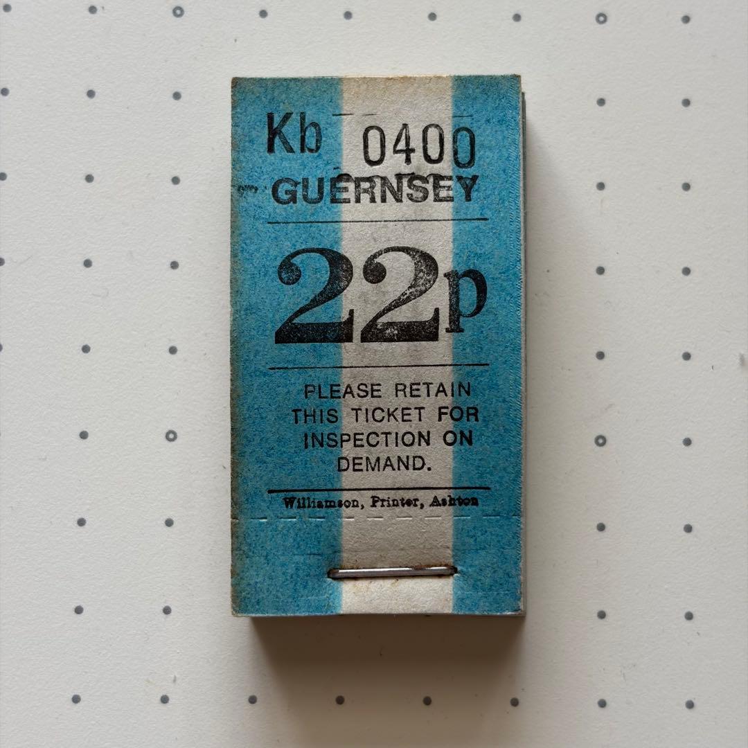 22p】イギリスバスチケット1冊（50枚） - メルカリ