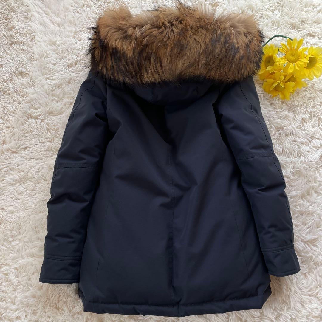 極美品✨ ピレネックス ボルドーファー ダウンコート レディース