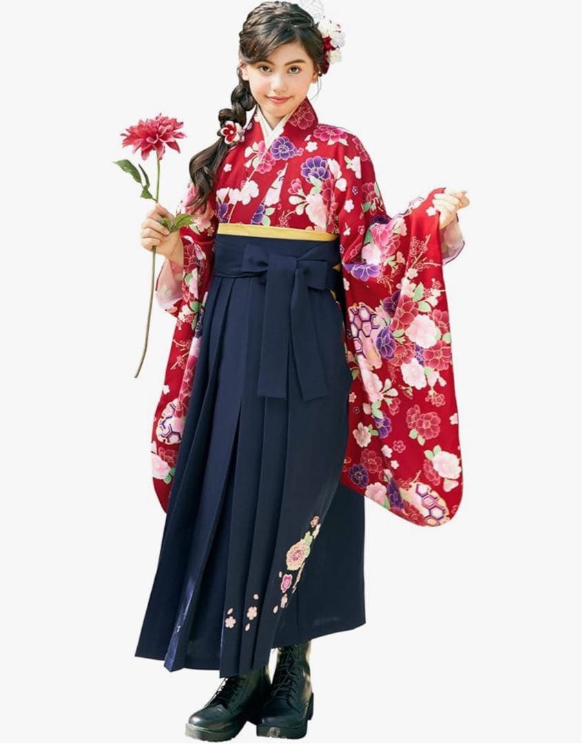 アリサナ 小学生袴150　卒業式【簡単着付け】 arisana（アリサナ） 袴セット 袴 小学校卒業式 小学生 卒業式 「簡単