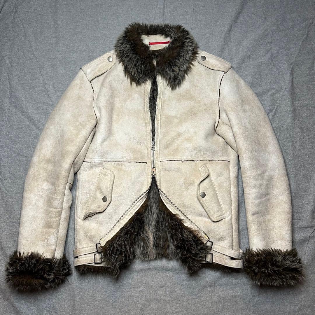 fur jacket grunge 裏原お兄平成ファーpunk グランジ