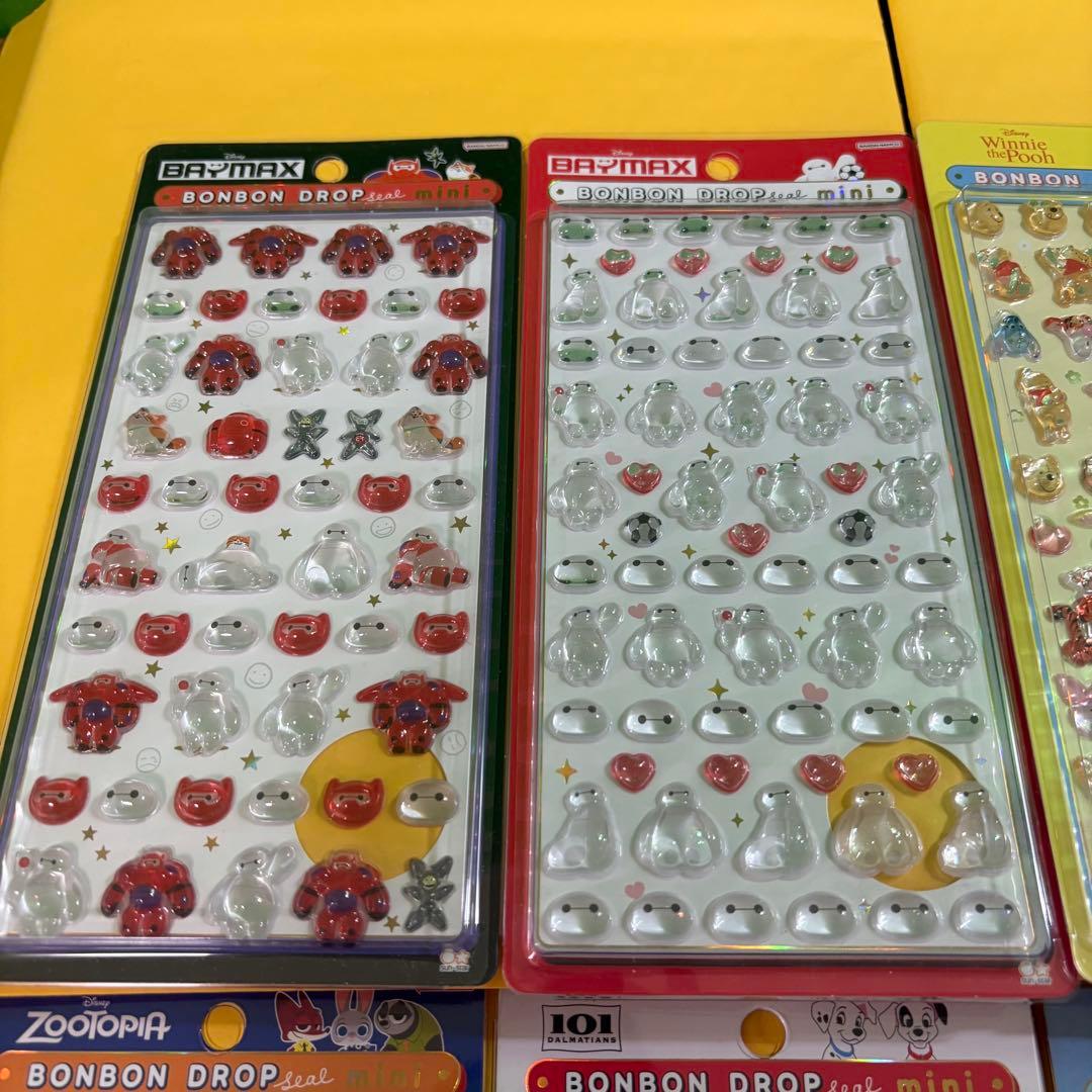 【正規品】ボンボンドロップシール　ミニ　ディズニー 全8種セット　mini