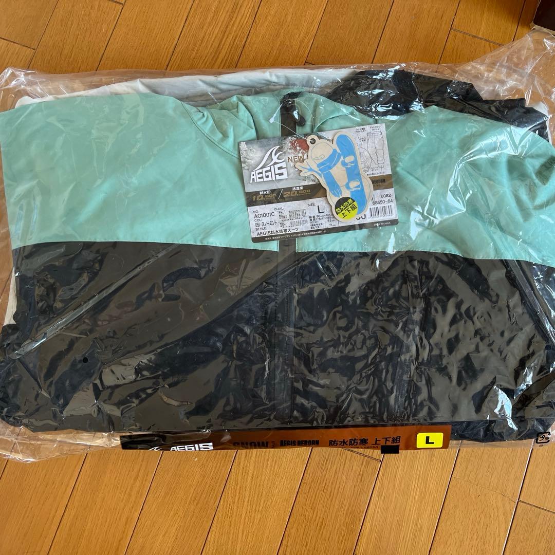 完売 ワークマンAEGIS 防水防寒スーツ スノーミント L - メルカリ
