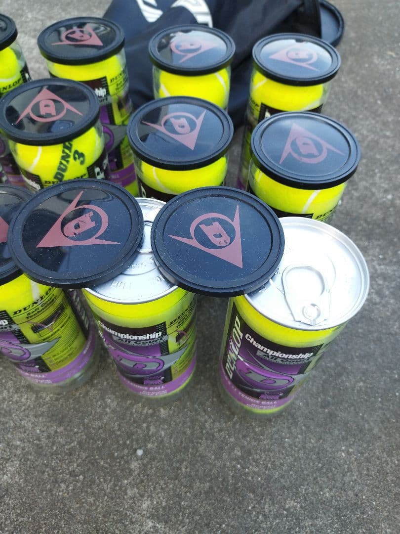 ダンロップ 硬式テニスボール 新品未使用 当時物 現状販売 1缶3個入