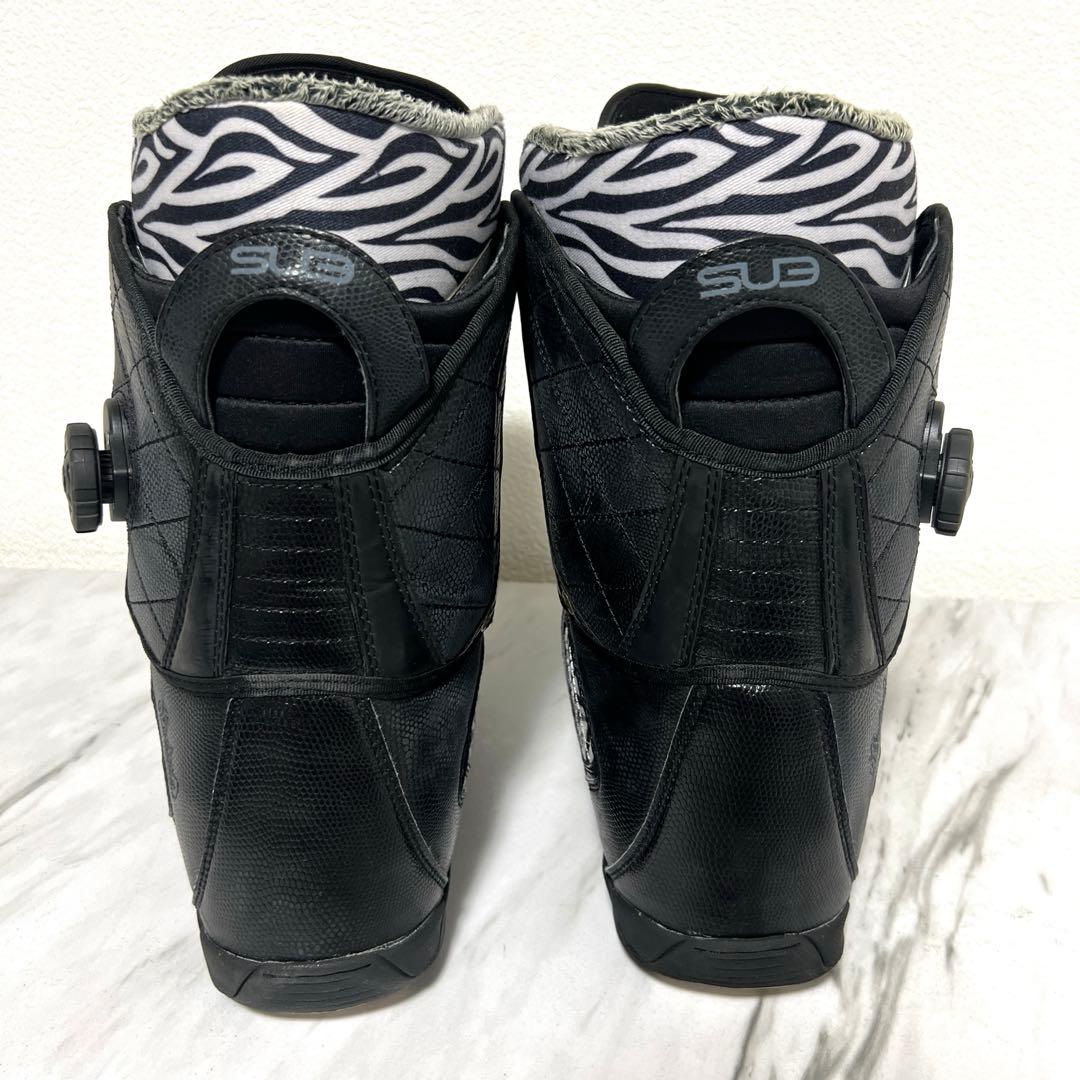 SLIB スノーボード　スノーボードブーツ　ブラック　ゼブラ　26.5cm