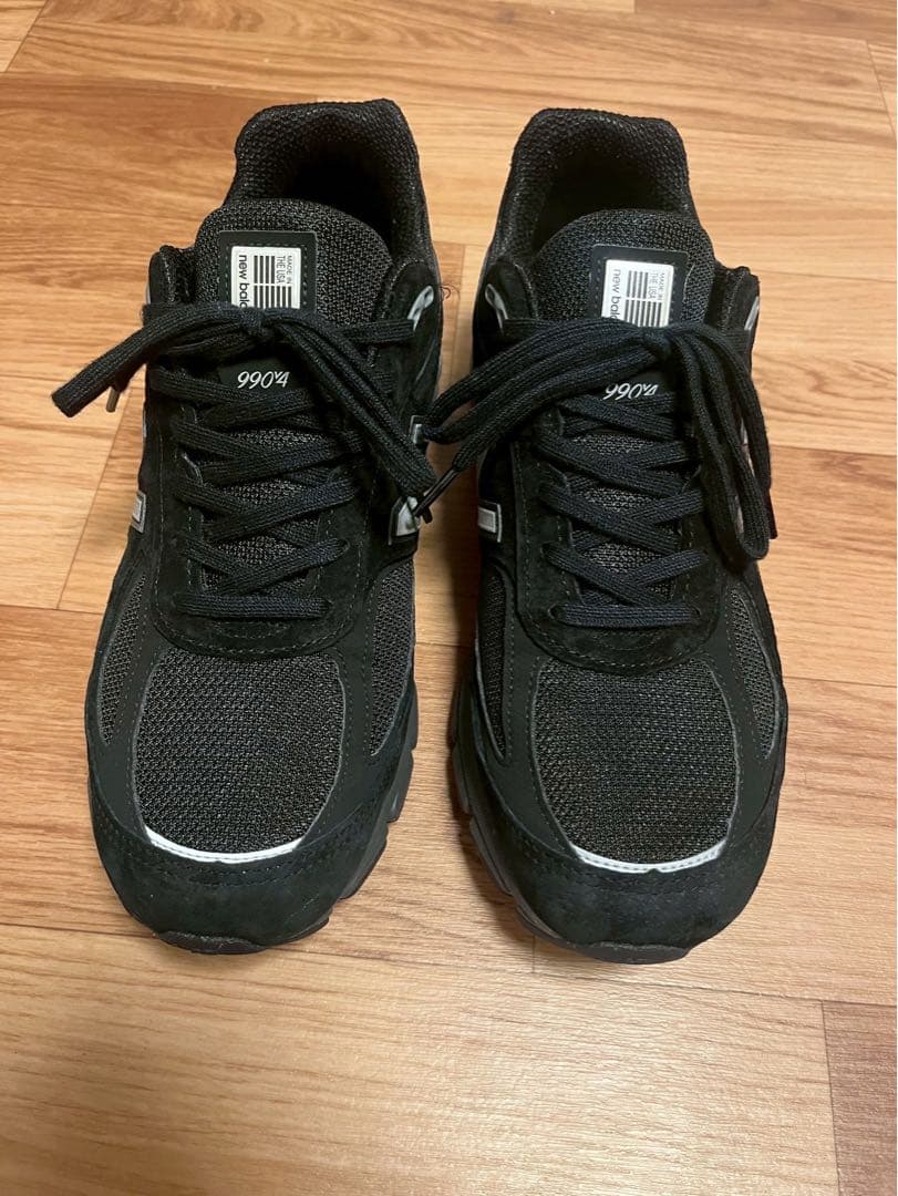 靴 New Balance 990 V4 BLACK 27 US9 Made in USA 990v4 - New Balance