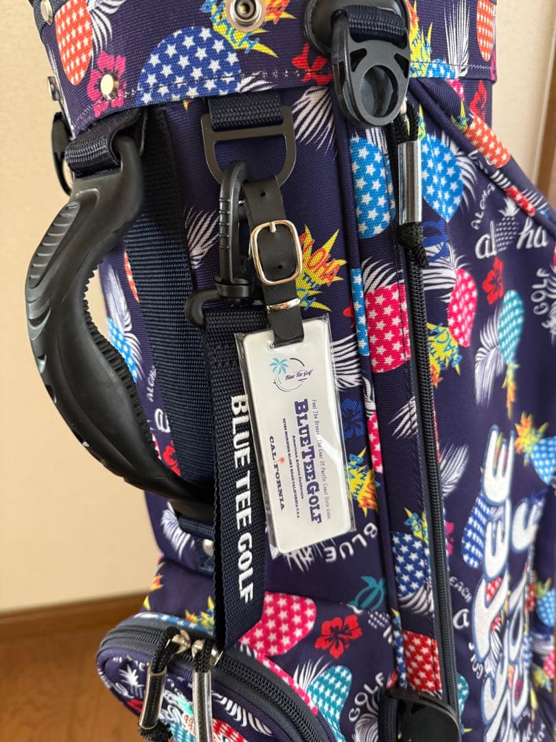 美品】ブルーティーゴルフ 軽量 スタンド キャディバッグ ポップン