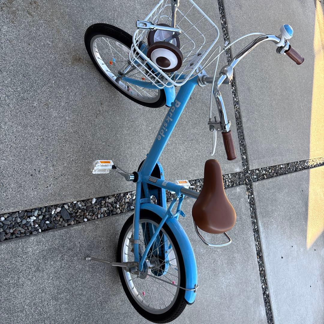 Parkside 子供用自転車 水色 18インチ 身長98～131cm 子供用自転車 ディズニー アリエルS