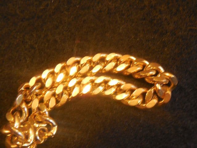 遺品整理品 喜平型 ゴールド チェーン ブレスレット - メルカリ