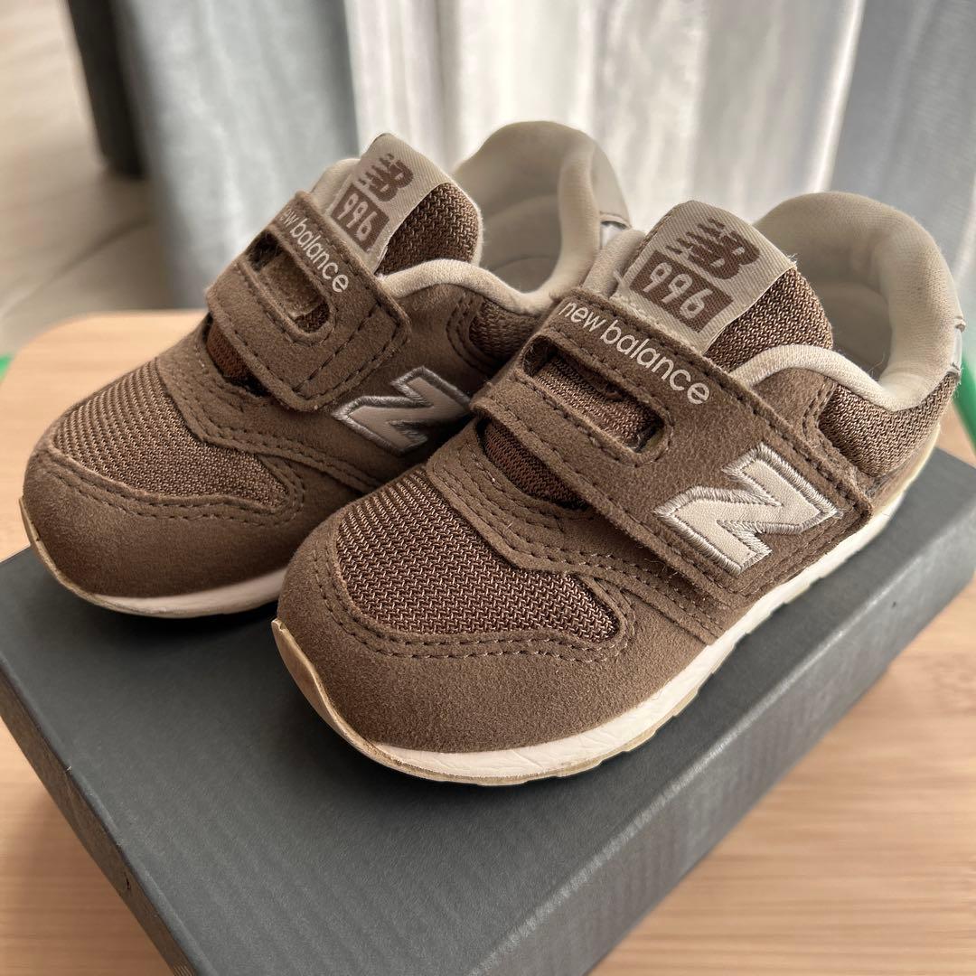 New Balance 996 キッズスニーカー ブラウン 13cm - メルカリ