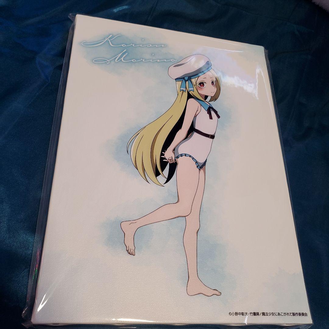 A賞森野こりす水着イラストキャンバスアート 24.5㎝×33.5㎝