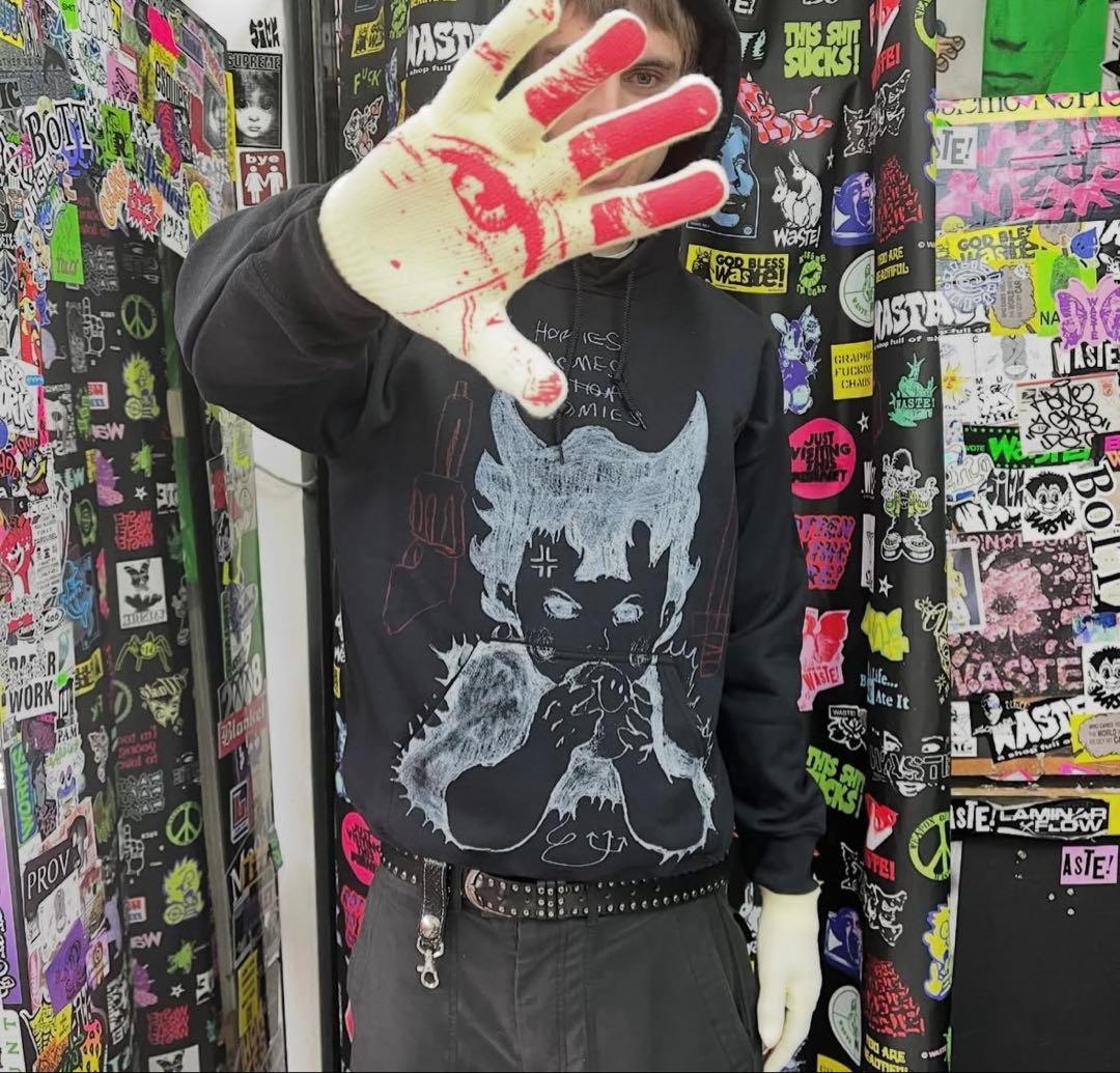 homies network 手袋 y2k wasted london - メルカリ