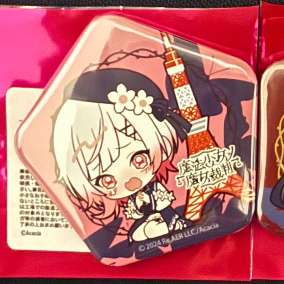 魔法少女ノ魔女裁判 まのさば SD デフォルメ 缶バッジ 桜羽エマ - メルカリ