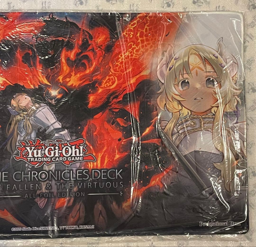 the fallen & the virtuous プレイマット 遊戯王 公式品