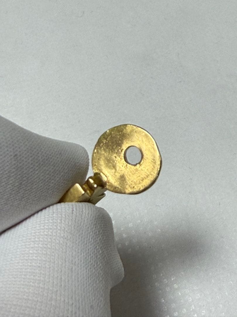 STOP LIGHT K18 全金 アイアンクロス ネックレス 3.2g 超希少