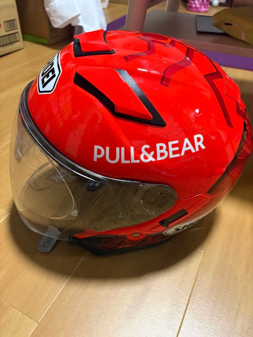 v*o様 SHOEI Marquez6 ジェット SHOEIからマルケスレプリカのオープンフェイスヘルメット “J-Cruise Ⅱ