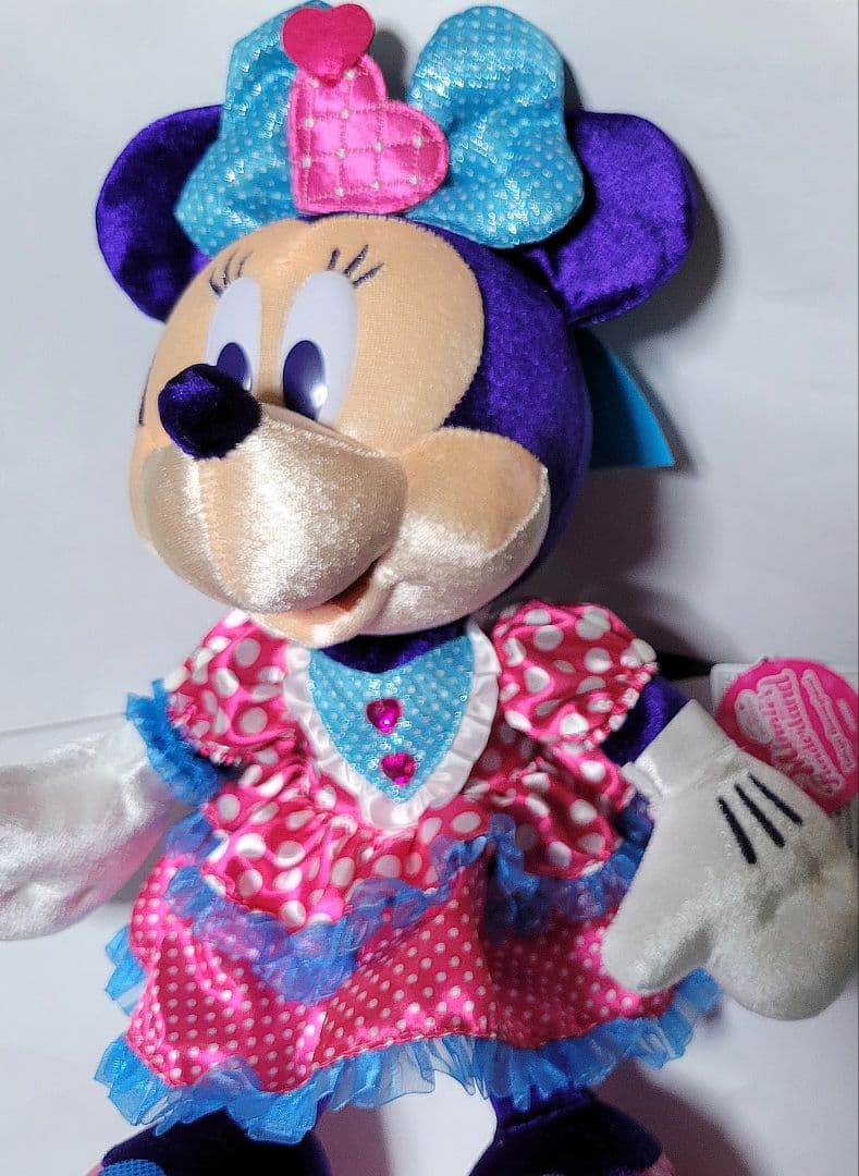 ミニーマウス　ぬいぐるみ　ポップコーンバケット　ファンダーランド　パルパルーザ