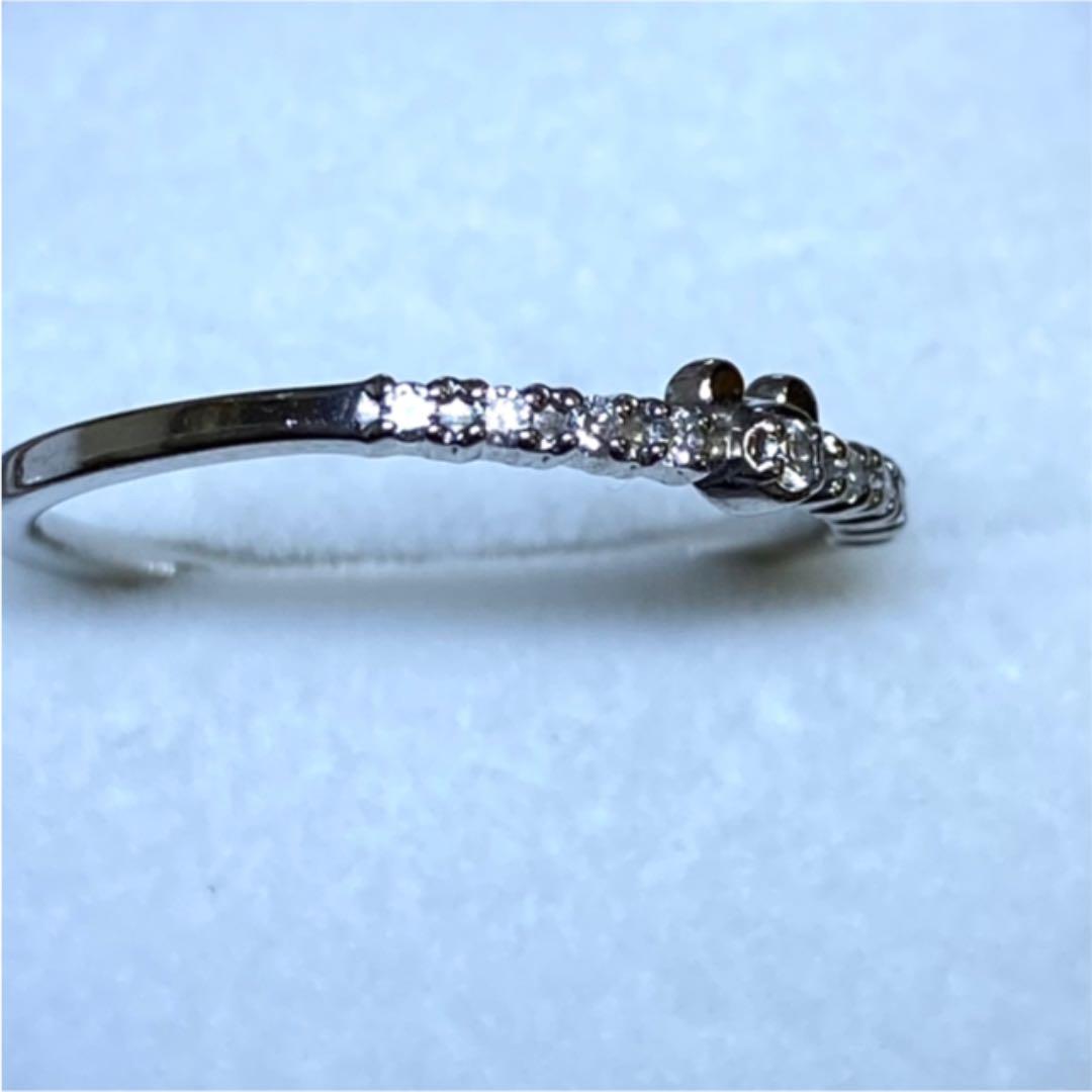 ぱるぱる様専用 ミッキー ダイヤハーフエタニティリングpt900【公式