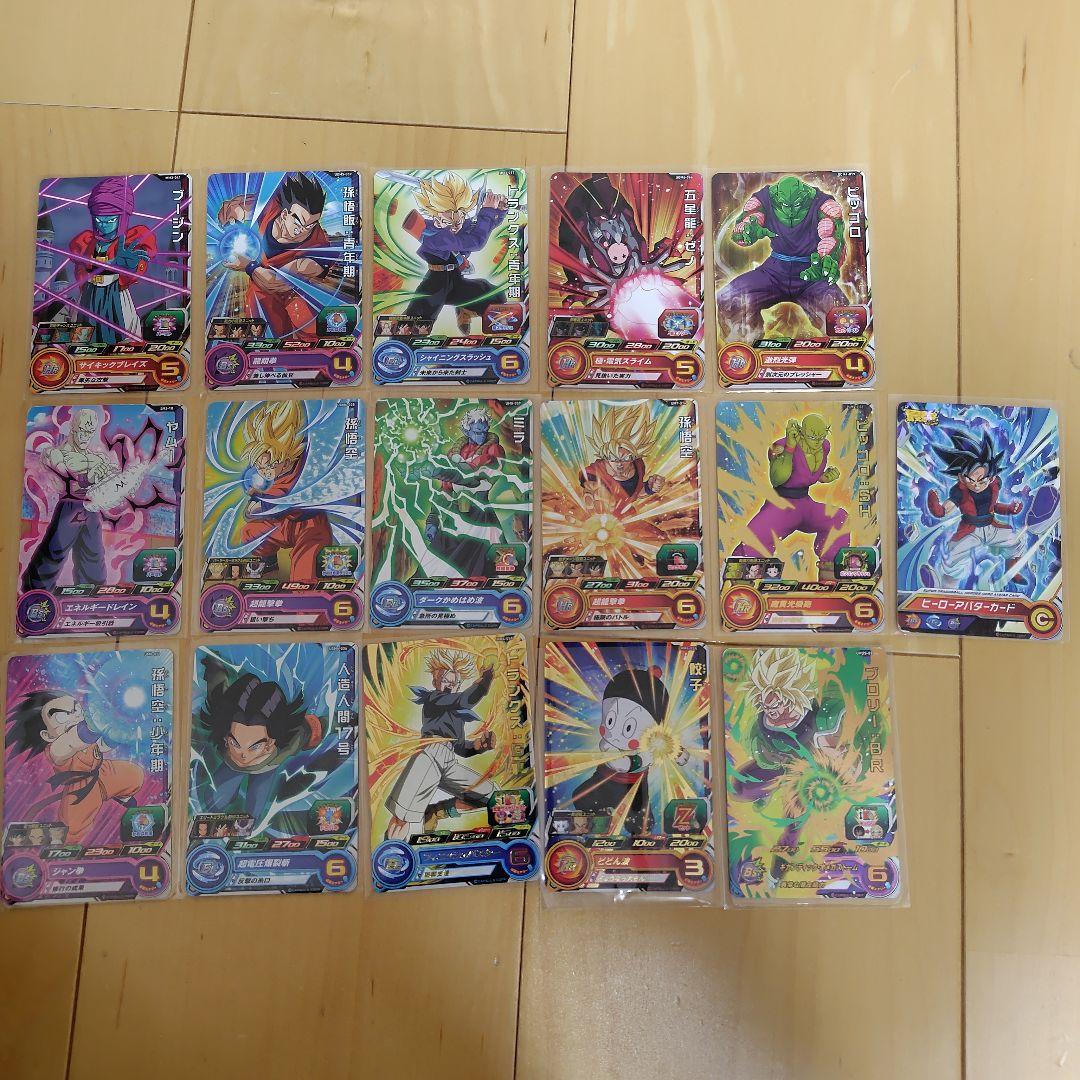 ドラゴンボールヒーローズ 引退まとめ売りブロリー入り16枚セット