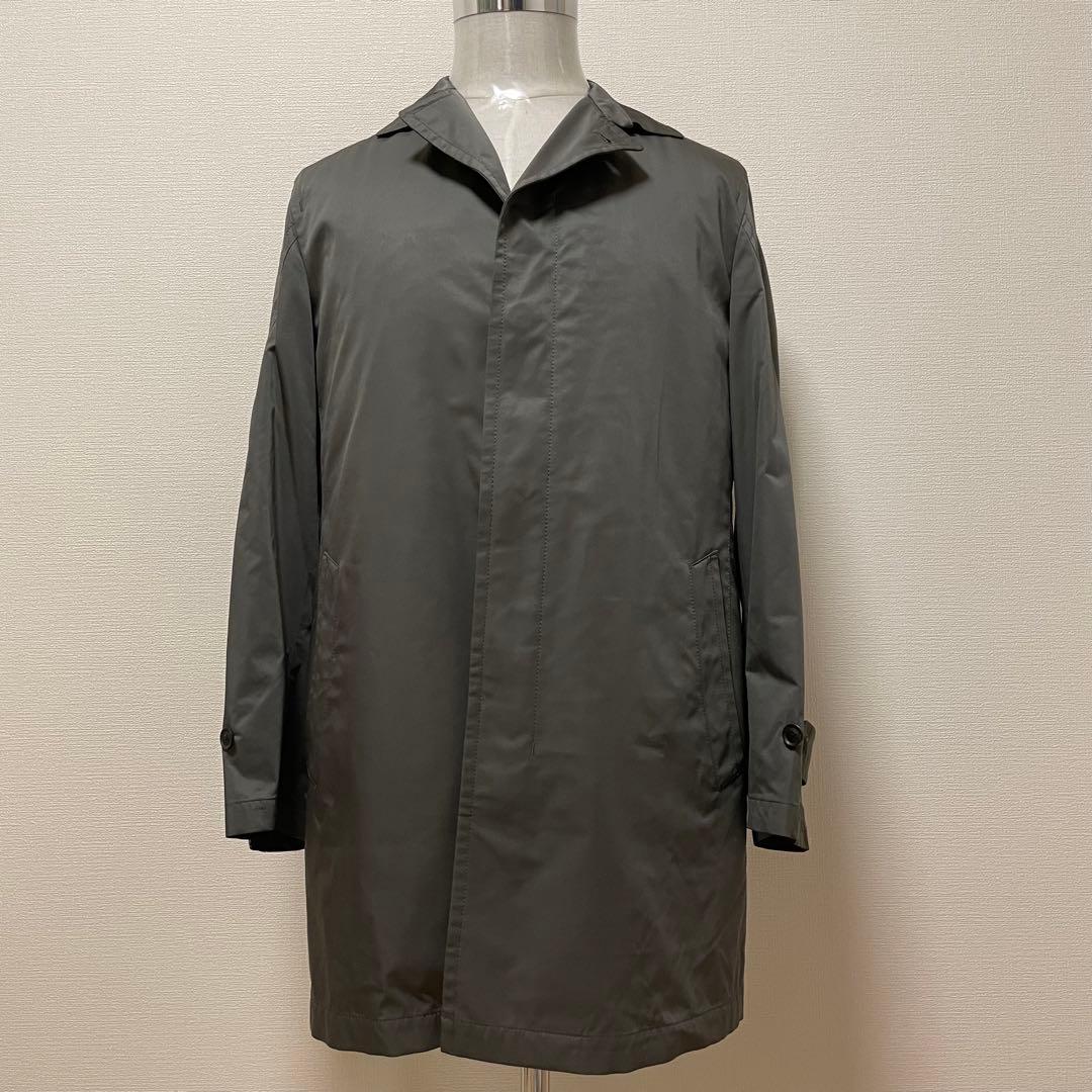 定価約5.5万 タグ付き allegri ステンカラーコート ライナー付 比翼