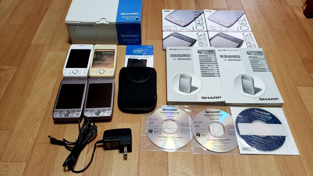 シャープ ZERO3 4台セットWILLCOM ウィルコムの「W-ZERO3」を買いました、速攻フォトレビュー - GIGAZINE