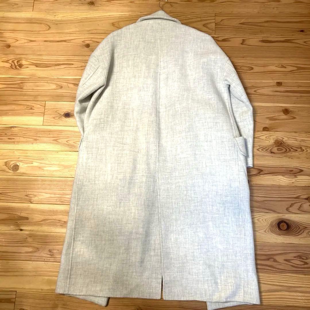 ENFOLD ロングコート 36 アイスグレー