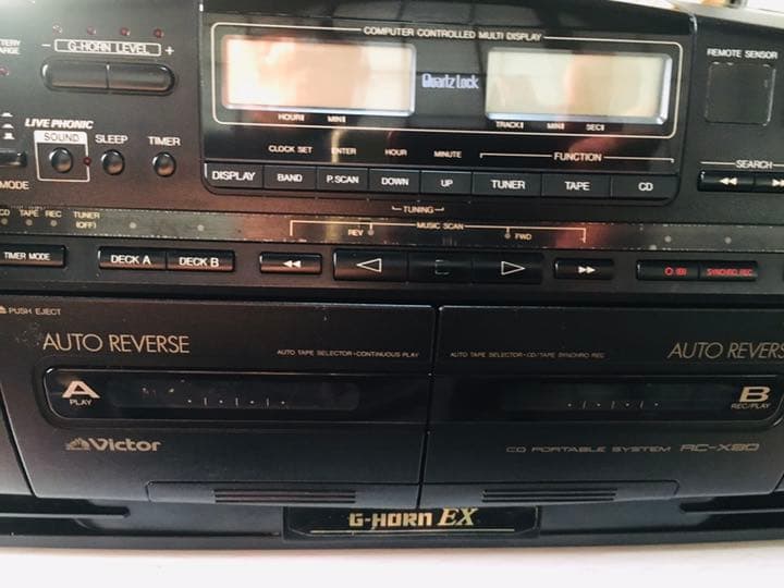Victor RC-X80 CDラジカセ ジャンク品 - メルカリ