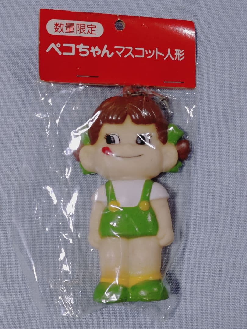 数量限定ペコちゃんマスコット人形☆6体まとめ売り☆レアなグリーンも☆年代物ソフビ