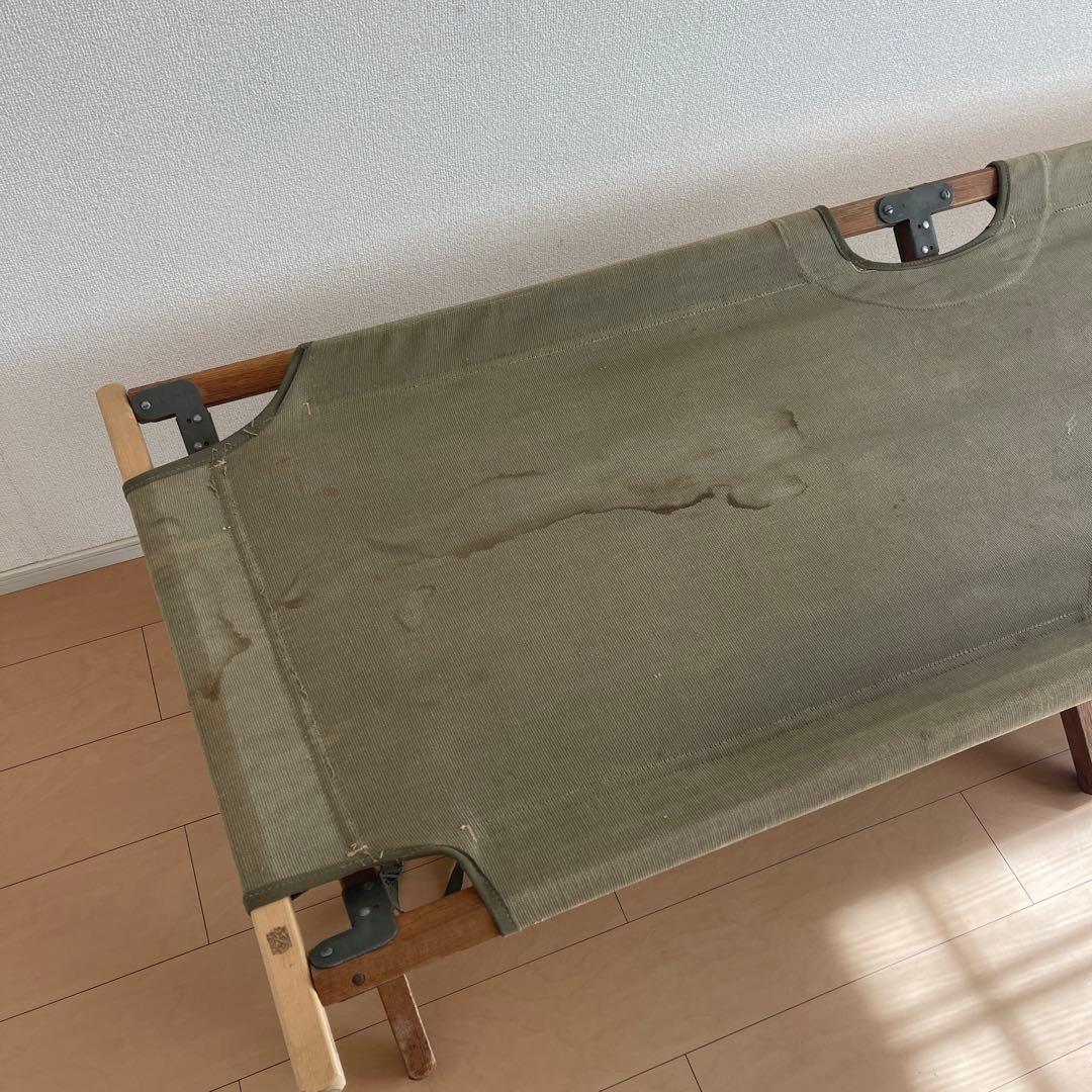 40´s アメリカ軍 木製 コット ベッド 実物 ヴィンテージ