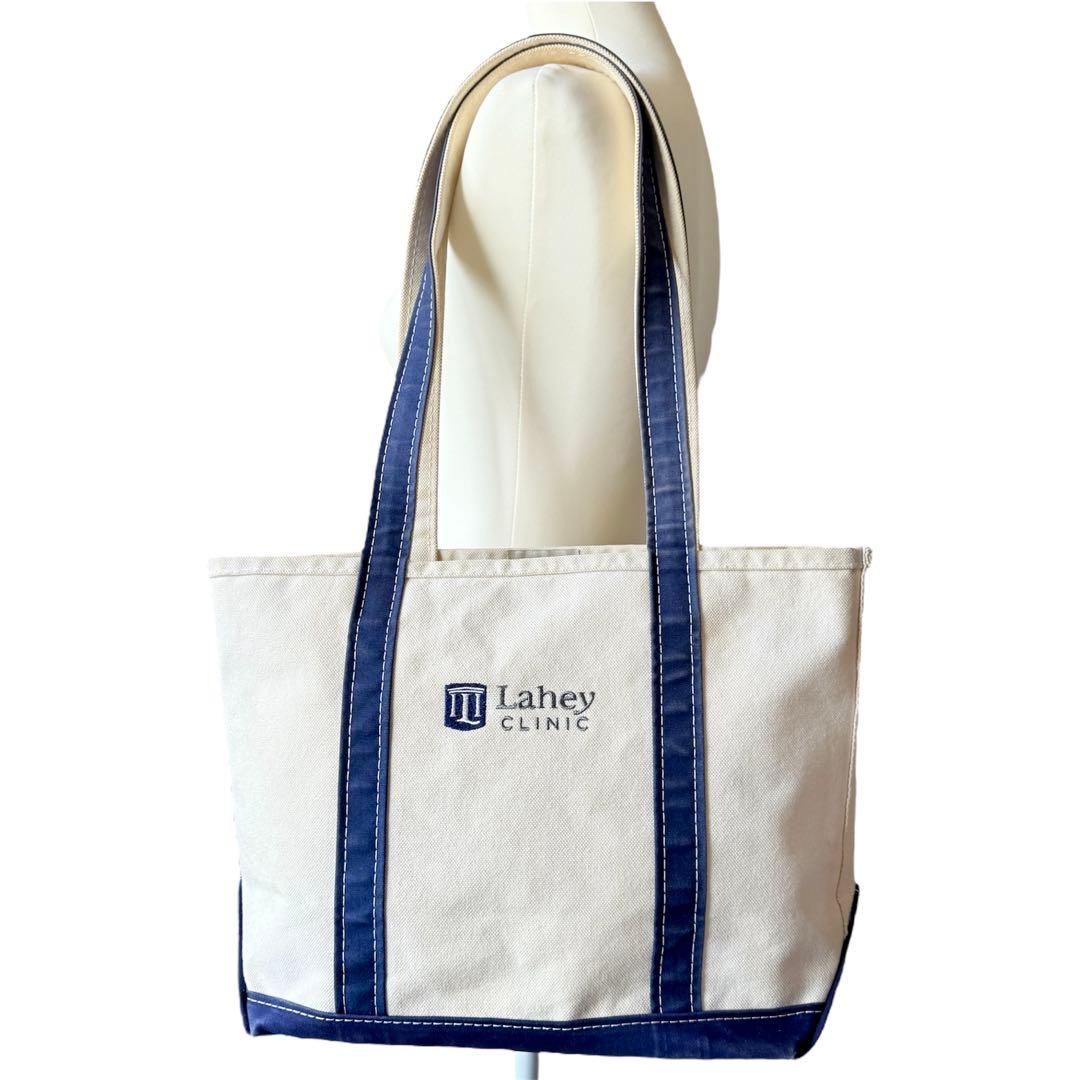 L.L.Bean 90s USA製 ボートアンドトート ロングハンドル ネイビー