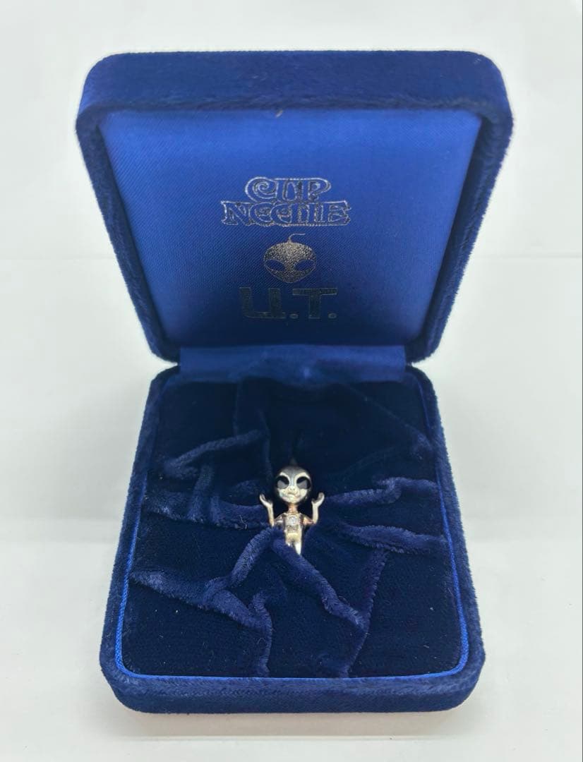 日清　カップヌードル　懸賞　ダイヤ付き　エイリアン　トップ　Ag925 8.7g