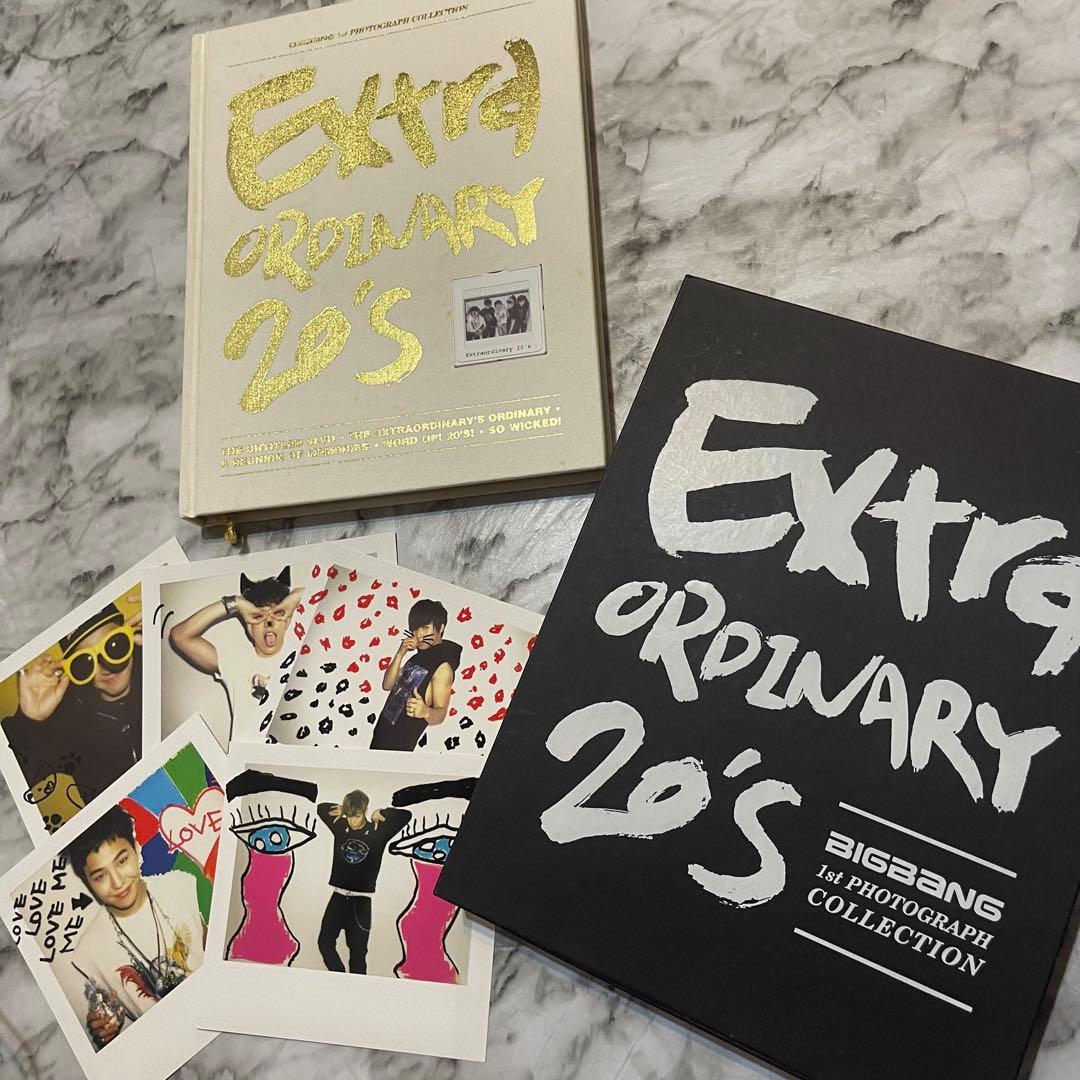 BIGBANG EXTRA ORDINARY 20'S フォトコレクション BIGBANG 1st Documentary DVD EXTRAORDINARY 20's w/ Photobook & 6