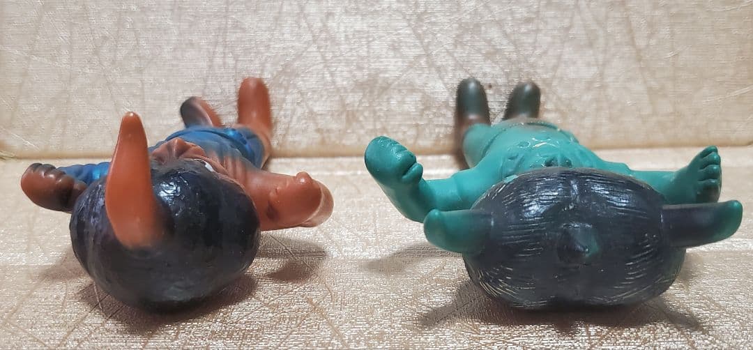 バドー星人 2体 アストロミュー5 中島製作所 亀マーク 当時モノ