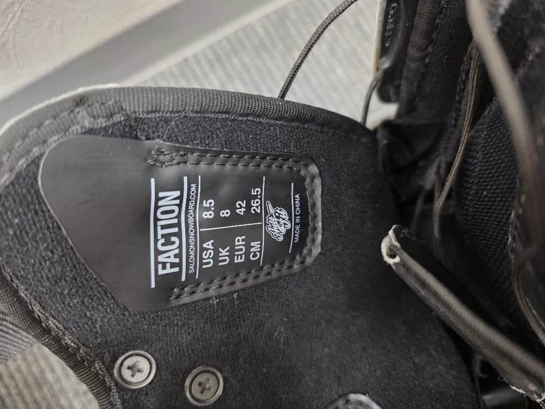 salomon サロモン　FACTION 　26.5cm BOA スノーボード