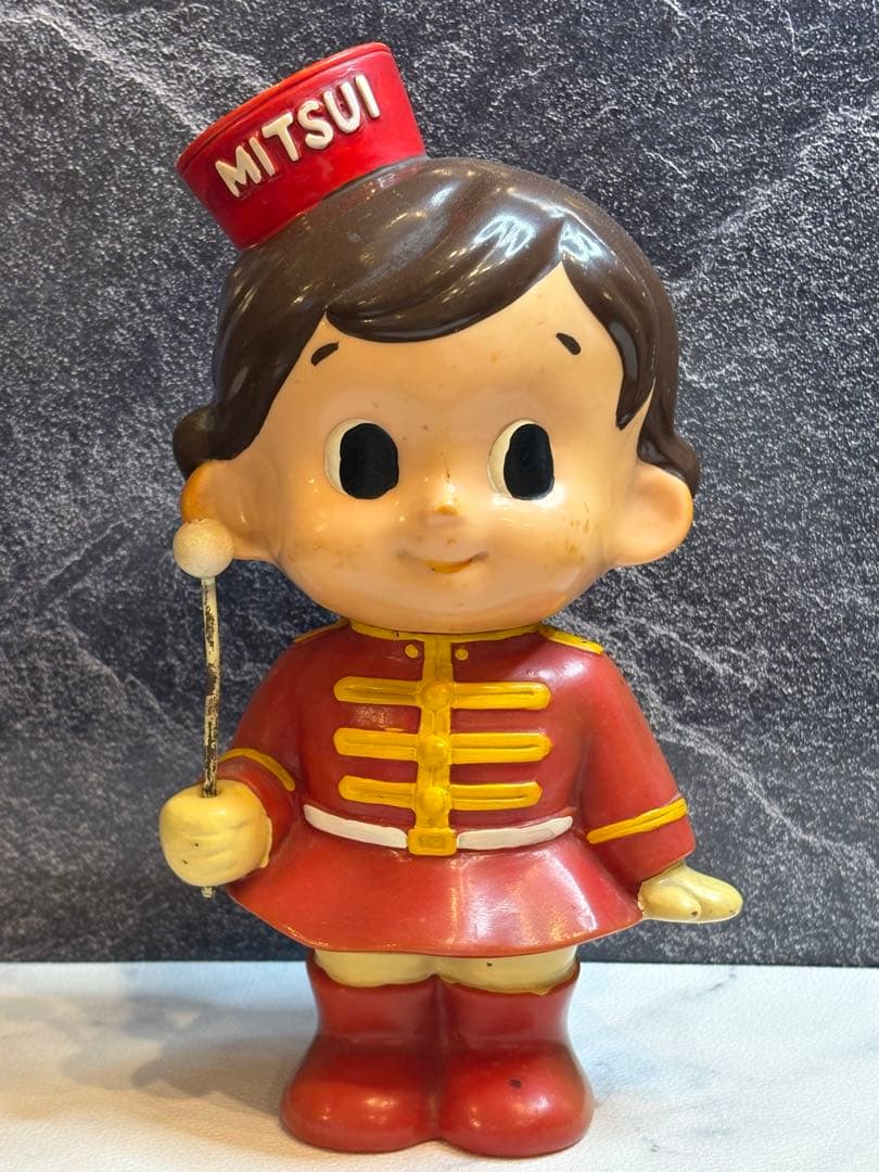 《 激レア 》 三井銀行 バトンちゃんホームラン坊や貯金箱　人形