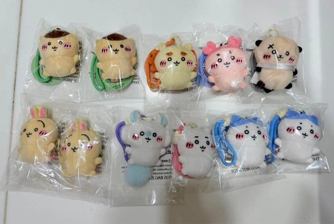 香港限定 ちいかわ セブンイレブン まんまる目 モモンガ ぬいぐるみ