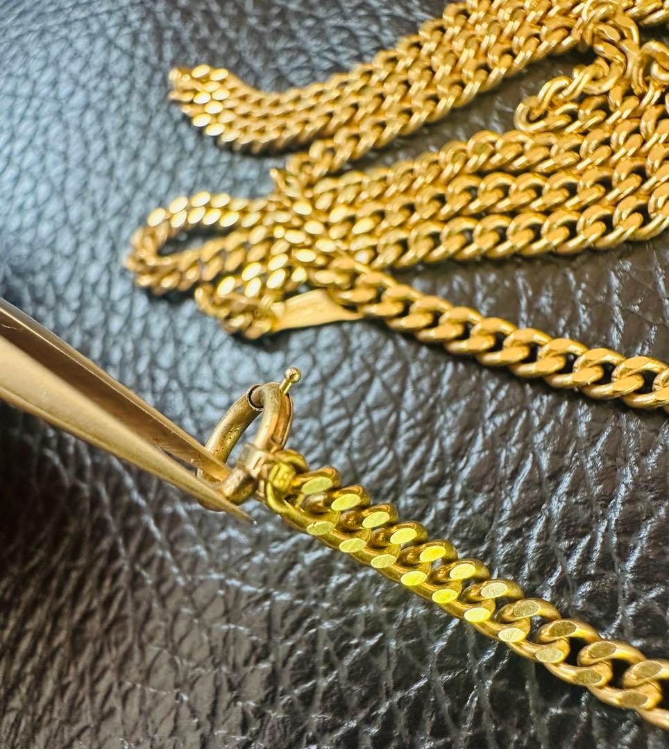 K18 ネックレス／男子、女子/ 18金 喜平 2面ダブル 50㎝ 20.5g