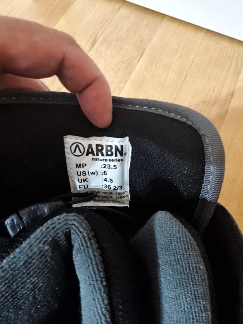 ARBN nature スノーボードブーツ 23.5cm ブラック - メルカリ