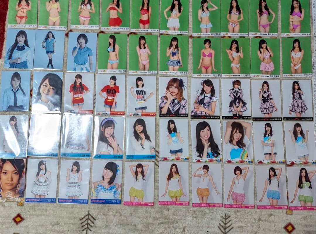 美品 グラビア 公式 特典 生写真 150枚セット (ダブリ15枚含)大島優子他