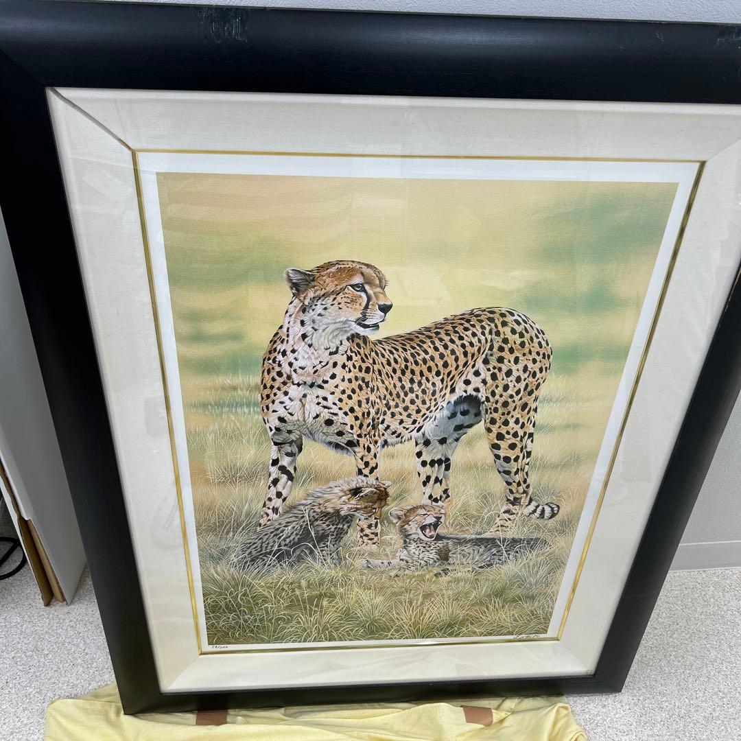 チーターのリアリズム絵画 チーターのリアリズム絵画