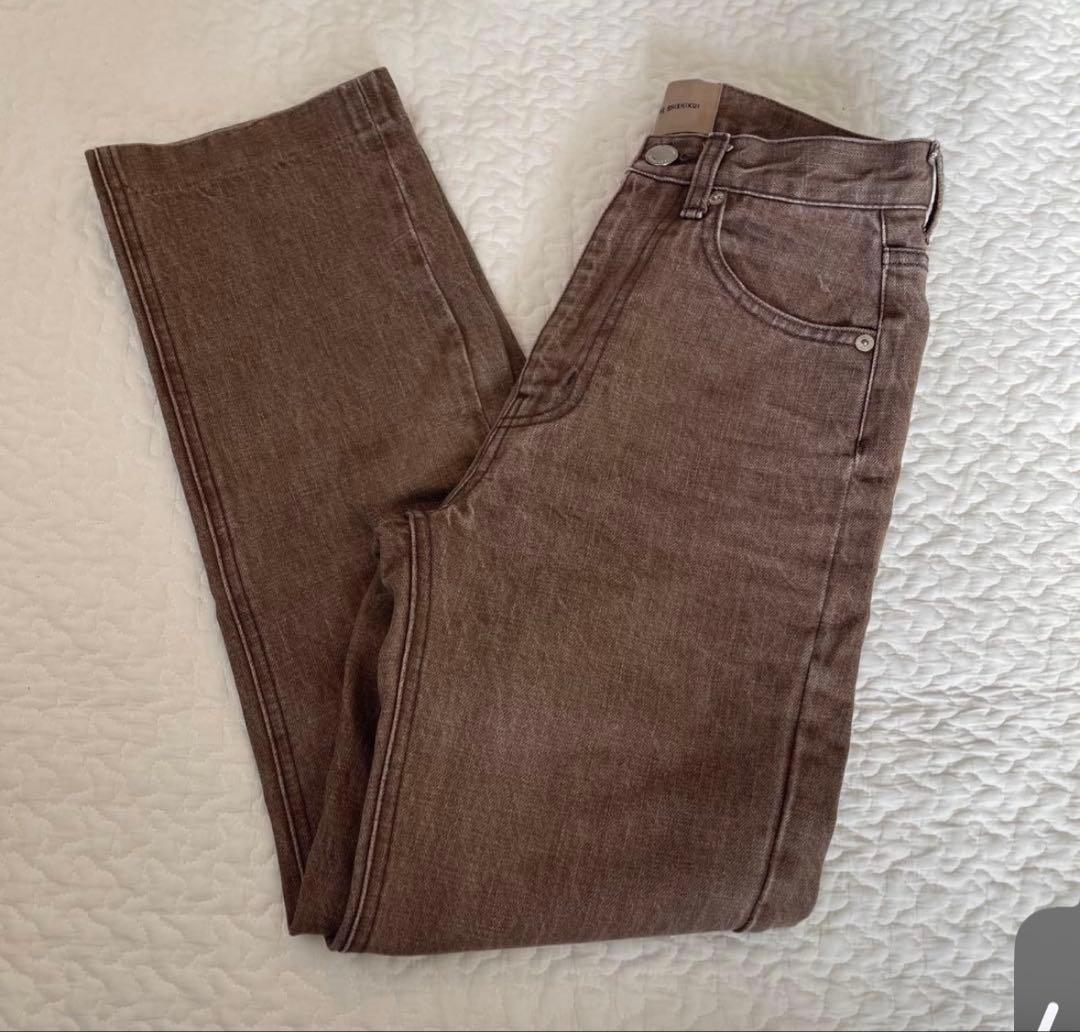 the shishikui デニム ジーンズ ブラウン 23 SHISHIKUI - メルカリ