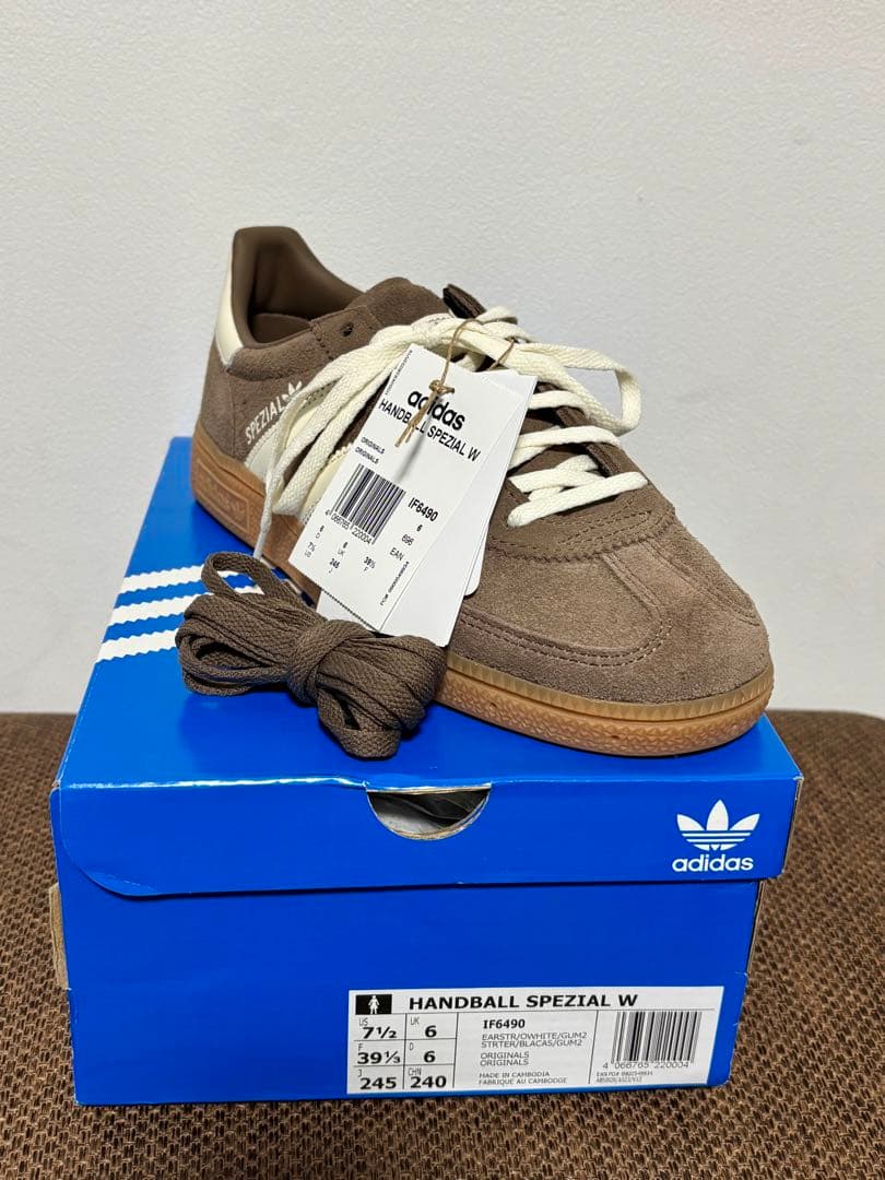 adidas Handball Spezialブラウン 24.5 - メルカリ
