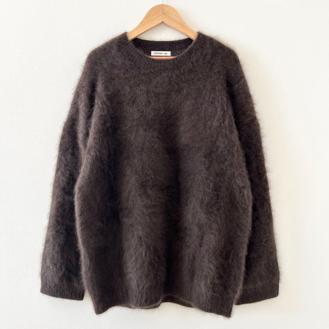 美品✨ドゥーズィエムクラス Fluffy sweater ブラウン - メルカリ
