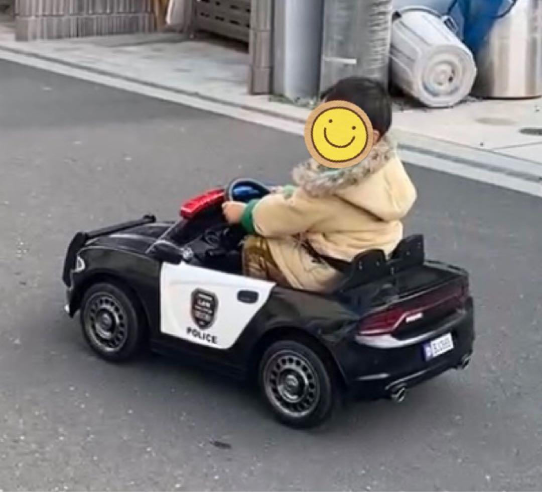 1/31終了！子供　乗用　パトカー　車　乗り物