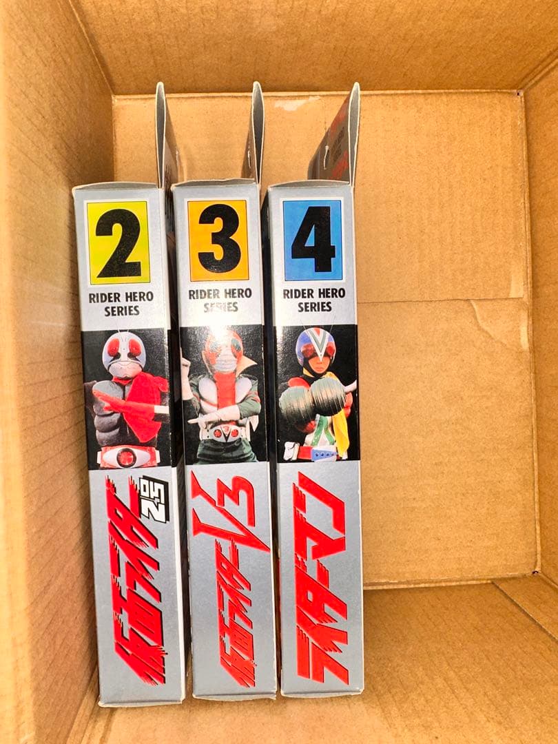 1991年製 ライダーヒーローシリーズ 2 3 4仮面ライダーV3 ライダーマン