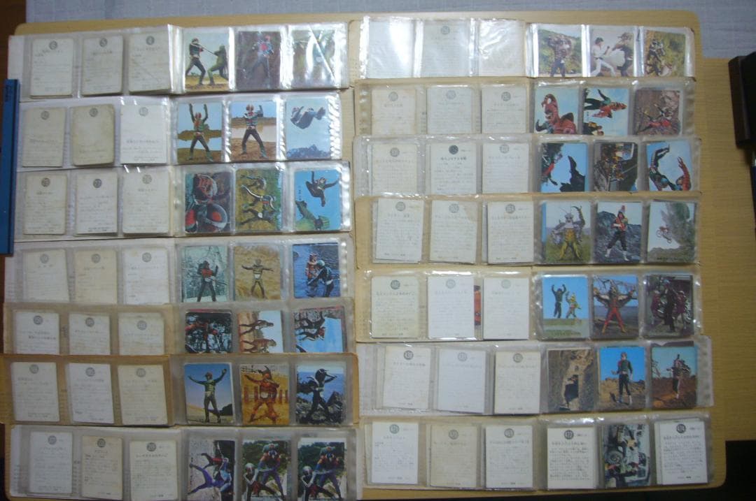 最終値下★旧カルビー仮面ライダーカード約６００枚、アルバム1４冊＋復刻版５４９枚