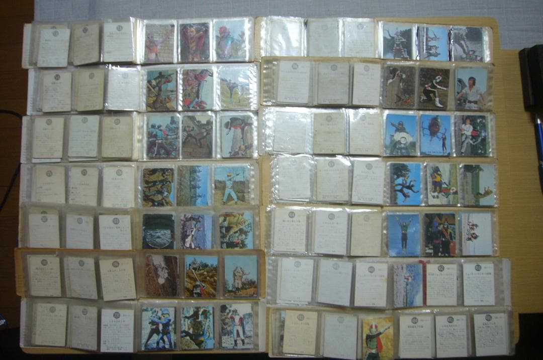 最終値下★旧カルビー仮面ライダーカード約６００枚、アルバム1４冊＋復刻版５４９枚