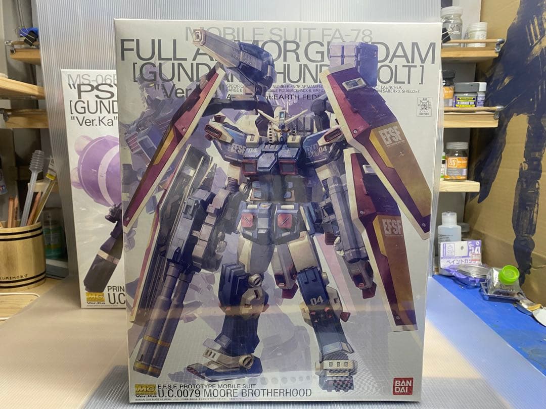 ド*ト様 MG.フルアーマーガンダム & 武器・アーマーハンガーセット・サイコザ