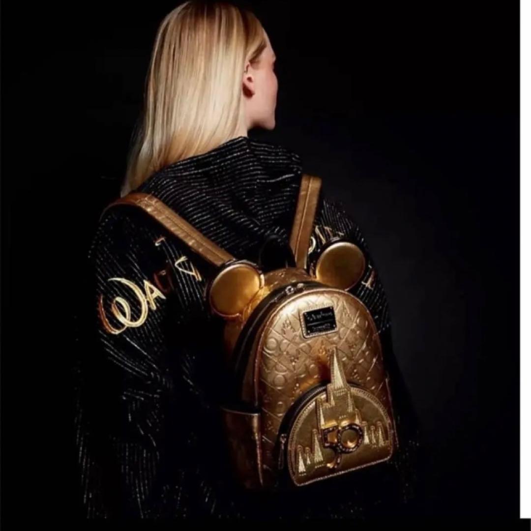 WDW50周年 ラウンジフライ リュック 金 レア