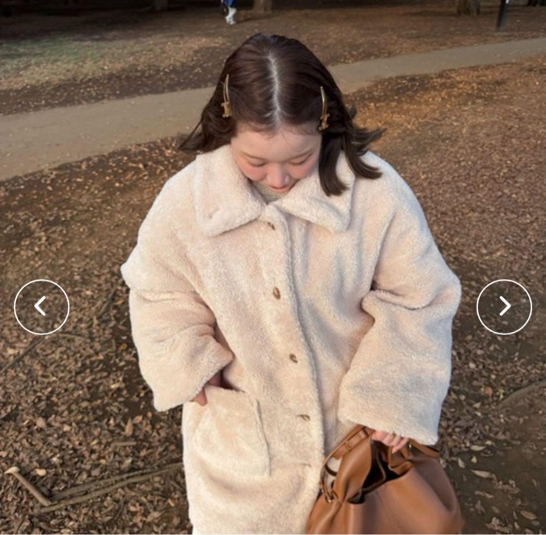 OLUN loose 2way boa coat/ルーズ2wayボアコート - メルカリ